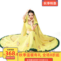 Indian costumes female shirkha top sari dress children adult performance practice Bollywood general national style