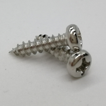 10 only price M3 × 10mm self-tapping screw plus hard quenching plated nickel PA cross head disc head self tapping screw