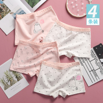 Girls underwear High School junior high school students Cotton Development period young girls high waist shorts big childrens triangle pants