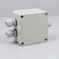 83*81 * 56mm waterproof junction box one-in-two-exit three-way junction box cable junction box ABS box