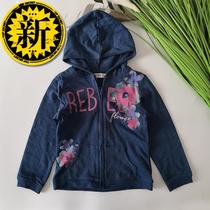 Israel single girl spring and autumn thin terry hooded zipper sweater 12 clothes 2-7y 2 categories