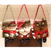 Non-woven Christmas Eve gift box apple bag carry children elk snowman gift bag Christmas decorations
