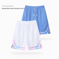 American Comeback Jersey Pants Basketball Shorts Sports Summer Men Speed Dry Casual Loose 50% Pants Without Kneecap Training Pants