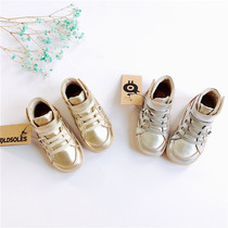 Daddys home spot Australia old soles childrens middle and big boy high bang leather shoes 329 childrens shoes New 99