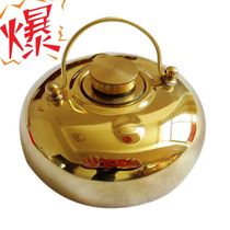 Special offer Tang Pozi copper warmer Tang Pozi pure copper warm hot water bottle Hand warmer Foot warmer Old copper pot