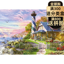 (Spot) EDUCA 4000 pieces adult toys imported jigsaw seaside lighthouse 1000 pieces