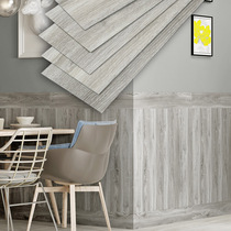  Thickened wear-resistant waterproof plastic PVC wood grain wood board wallpaper self-adhesive floor leather Bedroom living room background wall sticker