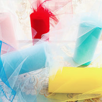 tutu yarn handmade DIY childrens birthday party wedding room staircase chair back decoration dessert table