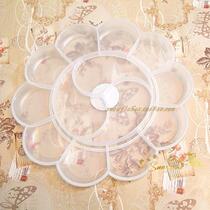 New Pint Iridescent Small Plum Blossom Shaped Translucent Palette Toning Disc 10 Gpigment pan Student drawing material