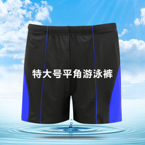 Plus size 3-4 feet 5 waist swimming trunks plus fat mens fat guy five points long legs fat sweatpants Dad middle and old