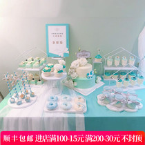 Buffet dessert table ornaments display rack set cold dinner party tea break table European fruit plate cake snack shelf