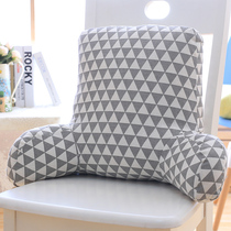 Cotton and hemp plus high bedside pillow Office car waist cushion chair car waist pillow Sofa large back cushion