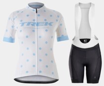 2021 TREK New Small - fresh Series Men and Women Summer Cycling Costumes Short Sleeved Bicycle Tops Strap Shorts