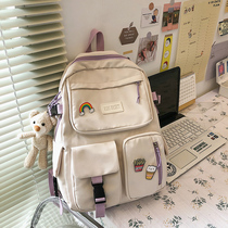 School Bag Women Han Edition Campus Mori Department Looks Good Day Ensemble High Face Value Large Capacity Junior High School High School Students Double Shoulder Bag