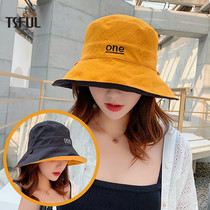 Fisherman hat female tide ins Japanese literary hat Korean version of the big brim wild net red sunshade sunscreen sun hat