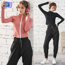 Yoga Clothes Sports Suit Women Elastic Fitness Room Speed Jersey Running Summer Mesh Red Long Sleeve Jacket Breathable Thin