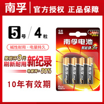 Nanfu Battery 5 Number 7 Alkaline Battery 5 Number 7 Childrens Toys Battery Remote Control Mouse Dry battery 4