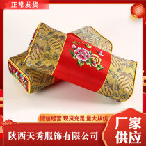 Embroidery New Chinese mainland Chinas Shaanxi Province Chinese Palace Imperial Pillow Embroidered rectangular pillow Cervical Spine Pillow Single Buckwheat