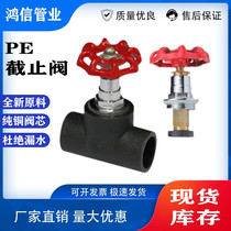 HDPE Inner lift cut-off valve bearing plug hot melt pure copper valve core 2025324 points 6 points 1 inch water stop gate valve