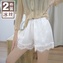  Lace safety pants womens summer anti-stripping non-crimping loose home can be worn outside bottoming shorts three-point safety pants