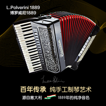 Borovini PC120P 41 keys 13 M diacritic 120 bass Italian accordion imported keyboard accordion