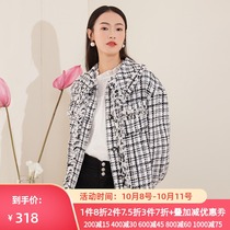 Three-color 2020 winter womens single-breasted dyed tweed woolen coat coat coat coat D046932D20
