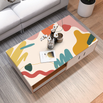 Table mat waterproof PVC soft glass TV cabinet coffee table table tablecloth oil-proof disposable rectangular household anti-hot table cloth