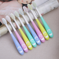 Three sets of 6 independent packs for children 3-8 years old fine soft hair gingival protection small brush head Lucky star cute cartoon baby toothbrush