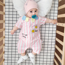 0-year-old superocean 1 baby suit 2 summer clothes 3-5 4 6 7 7 8 8 9 Summer 11 slim fit 10 month baby clothes women