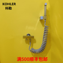 Square full copper clean body washer nozzle set balcony toilet flusher pressurized toilet spray gun partner faucet