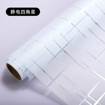 Toilet bathroom toilet film anti-peeping anti-light privacy window frosted glass sticker light transparent opaque