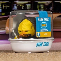 Numskull original film and television peripherals Star Trek Warrior Wolf Worf little yellow duck doll spot