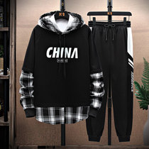 13 Spring and autumn youth trend sweater boy 14 Junior High School High School student suit 15-year-old handsome big boy autumn clothes