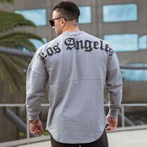 Muscle faith fitness Long sleeve mens tide t-shirt FOG wind high street basketball brothers training youth sports leisure sweater