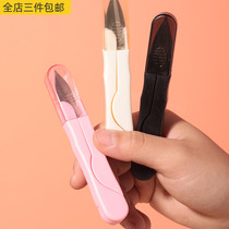Thread household U-shaped multifunctional cross stitch manual small scissors with protective cover sewing machine wire spring scissors