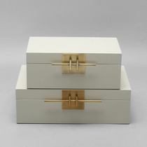 New Chinese modern wood bronze piece First decoration case swing piece Creative-like board room Hotel Home room Soft decorations