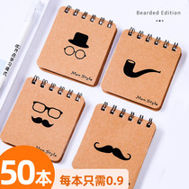 Cartoon Note Book Mini Note Notes Students Portable Coil Book