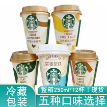 Taste All Starbucks Fu Rui Bai Latte Oats Low Sugar Coffee Latte Cappuccino Vanilla 250ml * 12