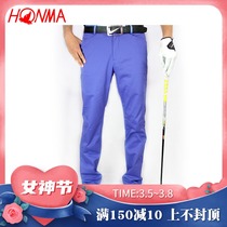 HONMA This Room Golf Clothing Mens Autumn Winter New Long Pants Golf Comfort Pure Color Elastic Fabric Pants