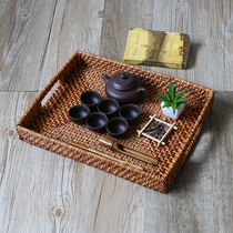 Kens Vietnamese vines Rectangular Trays Tea Set Tray Restaurant Hotel Home Trays Retro Featured Trays