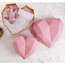 Zhang Xiaomiang girl heart-shaped love gift box bridesmaid hand gift box to give girlfriend gift box lipstick box empty box