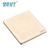 Concuescent 86 type household switch socket wall blank panel cassette box blank cover champagne gold