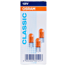 Osram 2827 side indicator 12v WY5W car door side turn signal yellow insert small bulb