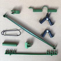 A fork B fork connecting pipe cross buckle pressure film buckle spring buckle plastic corrugated pipe fitting connector