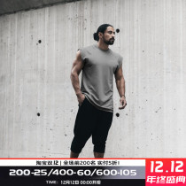 Summer INS fitness tide card sports vest mens casual loose sleeveless waistless shirt basketball running training clothes