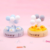 Creative cute steamer small things Car balloon ornaments Car home decorations Students Children holiday gifts