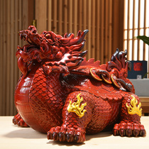 Zeng Guoqing dragon and turtle ornaments Lucky evil spirits Town house ceramics Dragon and turtle evil Feng Shui home furnishings Opening gifts