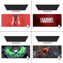 Magic Spider-Man game mouse pads super large writing desk pads beautiful team laptops Thor keyboard pads thickened lock edges customized double-link anti-skid pads customized desk pads