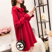 Lactation dress dress out of fashion Spring and autumn clothes spicy moms Breastfeeding Sweater Womens Winter Postpartum Bottling Women Boom