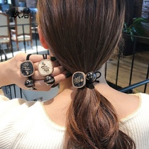 Korean fashion rubber band Simple head rope temperament adult female Korea East Gate hair rope Hairband ponytail hair